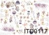 Decoupage paper ITD D0117M
